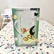 Vintage Luminarc Billiards Theme Glass Pitcher W/ Stirrer Pool Balls NEW IN BOX!