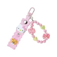 在飛比找momo購物網優惠-【SANRIO 三麗鷗】2023角色大賞 復古風串珠鑰匙圈 