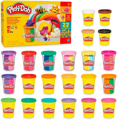 Play-Doh 22 Pack Ultimate Color Variety, Bulk Assorted Colors, 2 & 4 Ounce Model