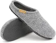 [Gottstein] ALP-Comfort-FE Felt Slippers for Men and Women Made of Pure Virgin Wool with Cork Insole