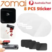 8PCS Dash Cam Static Mount VHB Sticker Accessory Set For 70mai 1s M300 M200 M300