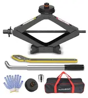 Car Jack for Tesla, 2.5 Ton Car Scissor Jack Kit for Tesla Model Y Model 3/S/...