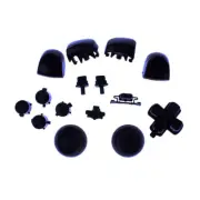 Cosmetic Button Set for Sony DualSense Black Game Controller Repair Part