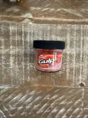 Berkley Gulp Floating Salmon Eggs 0.60 oz Small Jar Fluorescent Orange