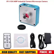 HY-1139 34MP Industrial Camera Microscope Camera HDMI 2K/1080P 60FPS for HDMI