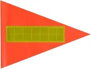 Bike Flag Bike Pennant Decoration Triangle Flag Replacement PVC Warning Flag Caution Flag for Cycling Children Bicycle Hiking
