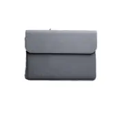 Horizontal Matte Leather Laptop Inner Bag For Macbook Pro 15.4 Inch A1707 (2016 - 2017) (Grey)