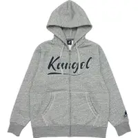 在飛比找蝦皮商城優惠-KANGOL 英國袋鼠 中性連帽外套 深灰 草寫LOGO K