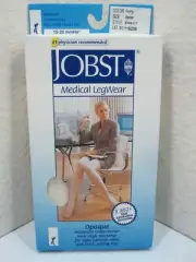 Jobst Moderate Compression SMALL Opaque Knee CT Stockings 15-20 mmHg IVORY
