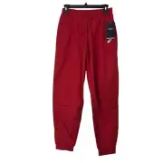 ASICS PANTS UNISEX XL JR. UPSURGE JOGGERS RED DRAWSTRING ATHLEISURE ATHLETE