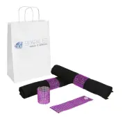 200 Purple Rhinestone Napkin Rings - 8 Row Reusable Fasteners