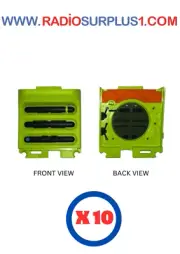 10 x Motorola APX6000XE Grill Only - Green - PNHN7037AS