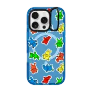 iPhone 16 Pro Impact Ring Stand Case MagSafe Compatible Falling Bears by Matthew Langille