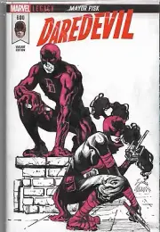 Daredevil #600 Blank Variant Ryan STEGMAN Original Art Sketch NOT SS CGC Rare