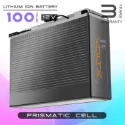 12V 100Ah VoltX LiFePO4 Lithium Battery Slim Design Premium Prismatic Cells RV