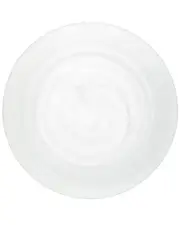 Fortessa Set of 4 La Jolla Glass White Dinner Plates