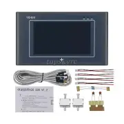 YKHMI MC-24MR-12MT-500-ES-E-COM3 All in One PLC HMI 5.0" Touch Screen