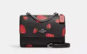Coach CH353 Mini Klare Crossbody In Signature Canvas With Wild Strawberry Print