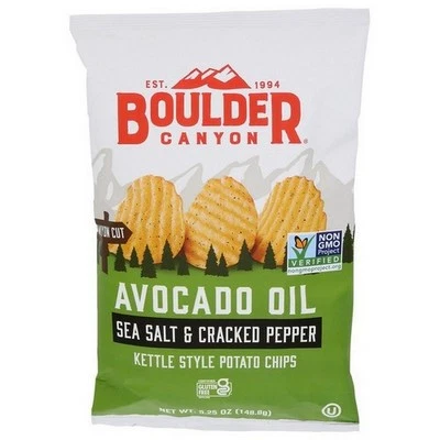 Avocado Oil Sea Salt And Cracked Pepper Kettle Chips 5.