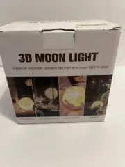 Moon Galaxy Lamp 3D Halloween Moonlight USB LED Night Light Touch Color Changing