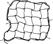 Luxshiny Elastic Bungee Cargo Net with Hooks High Capacity Cargo Netting for Trolley Motorcycle Camping Secure Storage for Outdoor Activities Design