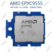 AMD EPYC ZEN5 9555 64 core 3.2GHz SP5 processor CPU 100-000001142 Unlocked