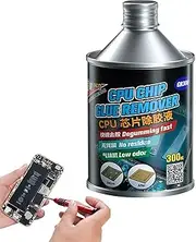 CPU Glue Remover - Black Adhesive Dissolving Liquid, Safe Thermal Paste Cleaner | Chip Glue Dissolver, Quick Adhesive Cleaning Agent, Black Glue Solvent for CPUs, GPUs, and Electronic Repairs