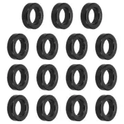 15Pcs Toroid Core, 23x36x13mm Iron Ferrite Chokes Ring Toroidal Transform, Black