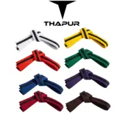 Thapur Sports Elite Striped Double Wrap Karate/Taekwondo/Judo/Hapkido Belts