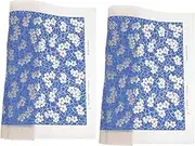 Hohopeti High Heat Pottery Decals Underglaze Transfers for Ceramics Blue Floral Transfer Paper for DIY Pottery and Professional Ceramic Art