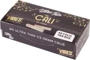 Cali by VIBES Premium Pre-Rolled Ultra Thin Cones with 1/2 Gram gm