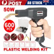 Hot Stapler Gun Plastic Welder Repair Car Bumper Welding Machine+600 Staples.