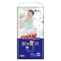 在飛比找樂天市場購物網優惠-日本大王 GOO.N 境內版奢華肌褲型紙尿褲/箱購(L/XL