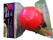 Betts Catfish Fanatic 3'' Round Red Lighted Flo Glo Bobbers - M300W-GL