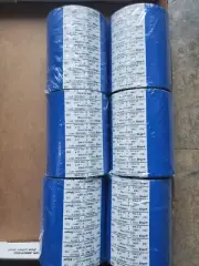 6 CLEAN START CSI Black FH Wax Ribbon Thermal TransferRoll 4.17"x2001' 106mmx610