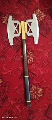 HF KNIVES Handmade Axe of Gimli Movie Replica Handmade Carbon Steel Wooden Handl