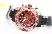 INVICTA NFL Lady 43.5mm Stainless Steel Silver Black+White+Red+Yellow dial VD54