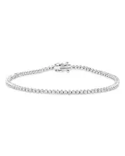 Meira T 14K White Gold Diamond Tennis Bracelet