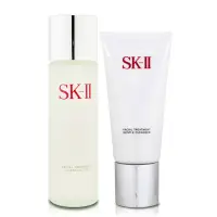 在飛比找博客來優惠-SK-II 亮采化妝水160ml+全效活膚潔面乳120g(百