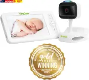 BW6101R - Super HD 5” Smart Baby Camera with Clamp/Monitor with Smartphone Acces