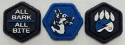 *BRAND NEW* 5.11 TACTICAL K9 HEX PATCH SET (3) ALL BARK/ALL BITE THIN BLUE LINE