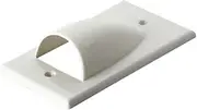 Leefasy Cable Wall Plate Outer Nose Behind Wall Cable Management TV Cord Hider DIY Tidy Cover for Video Audio HDTV Wires Access