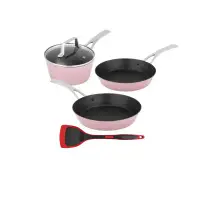 在飛比找環球Online優惠-【鼎王】FancyPan 粉品IH導磁不沾鍋湯鍋18cm+I