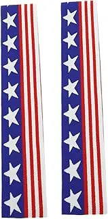 [ANDRESLAD] 2Pcs Elastic Exercise Headband for Women Non Slip Breathable Sweatbands for Yoga Running Basketball More High Elasticity Durable Comfortable Design