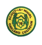 PATCH GSA Girl Scouts Oakland Coliseum '70 1970 Scout-A-Whirl Green Yellow