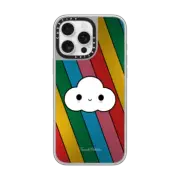 iPhone 16 Pro Max Mirror Case MagSafe Compatible Little Cloud Rainbow