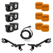 Rigid Revolve LED Headlight Pod Kit Black #41637 Can-Am