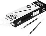 Uni-Ball Jetstream SXN-210 Retractable Pen Refills - 1.0mm Nib - Gel Ink - Black Ink - Pack of 12