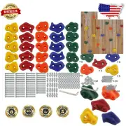 25 PCS Colorful Rock Climbing Holds Set for Fun DIY Kids Play - Indoor/Outdoor