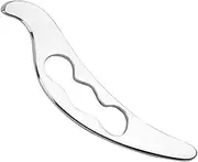 HAPINARY Fascial Knife Face Massager Tool Skin Scraper Face Massage Tool Muscle Scrapper Scraping Massage Muscle Scraper Guacha Facial Scraping Board Stainless Steel Silver